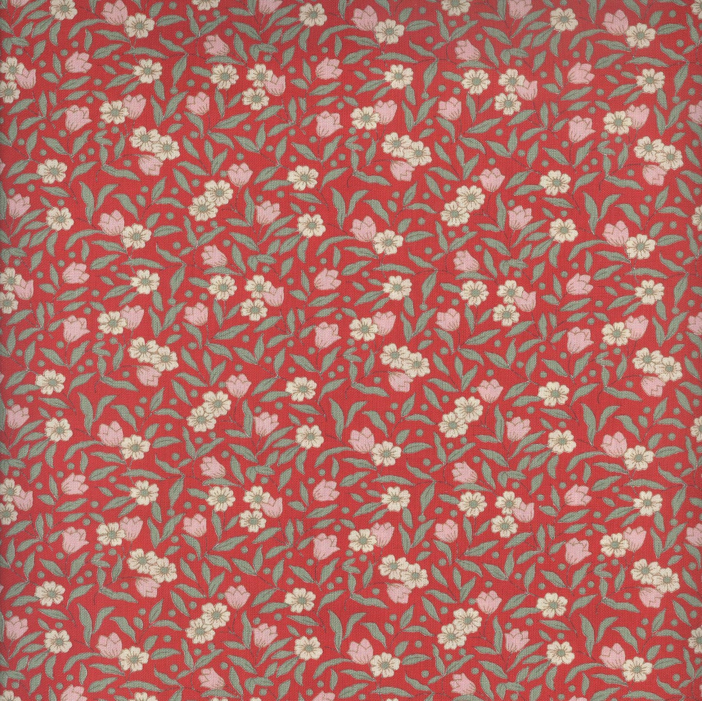 Tiny florals red 6100 D10 5