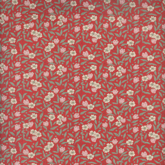Tiny florals red 6100 D10 5