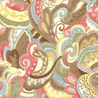 Moda - Chez Moi - Mocha paisley (POSH) 15881-17