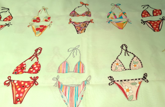 Wild Bikinis by Alexander Henry in Mint