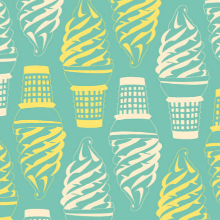 Asbury by Thomas Knauer Ice creams in teal 5848