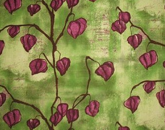 Laura Gunn Climbing Lantern Pods in Green - Michael Miller DC 3728