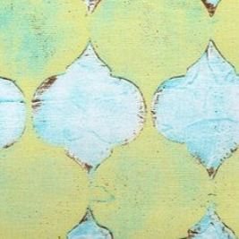 Laura Gunn Tile Mosaic in Aqua by Michael Miller DC 3723