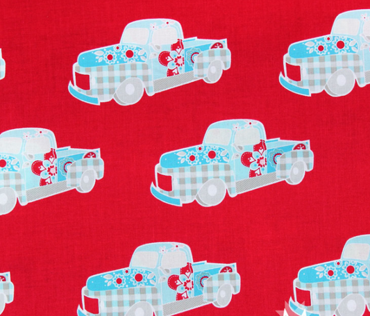 Riley Blake Spice Truck Red by the Quilted Fish C3522 (rare and out of print)