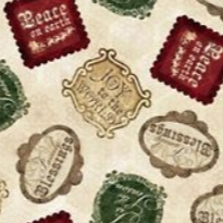 Homespun Holiday by Christine Adolph Ecru Signs 45733 E