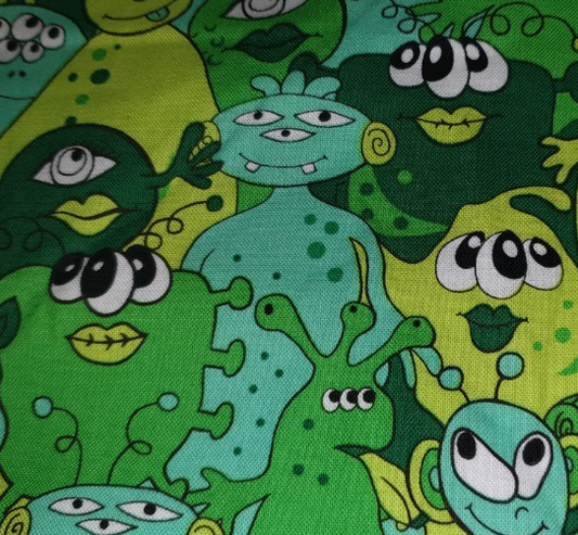 Timeless Treasures Aliens GAIL-C3281