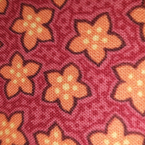 Timeless Treasures Fleur C4712 red and orange flowers