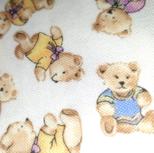 Colourful bears by Fabric Freedom ONE TWO THREE ABC F496