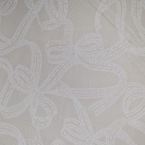 Timeless Treasures White tone on tone bows D#HUE-C9633