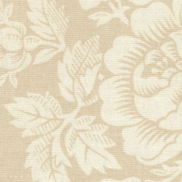 Robyn Pandolph White Roses and Bows on cream