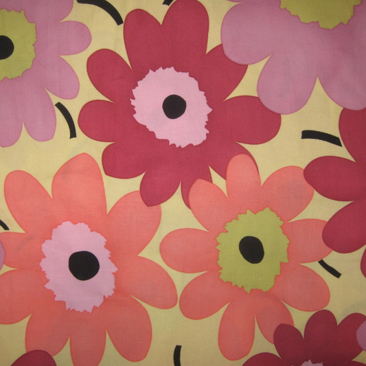 Michael Miller Resort Floral C-1692 (lemon background)