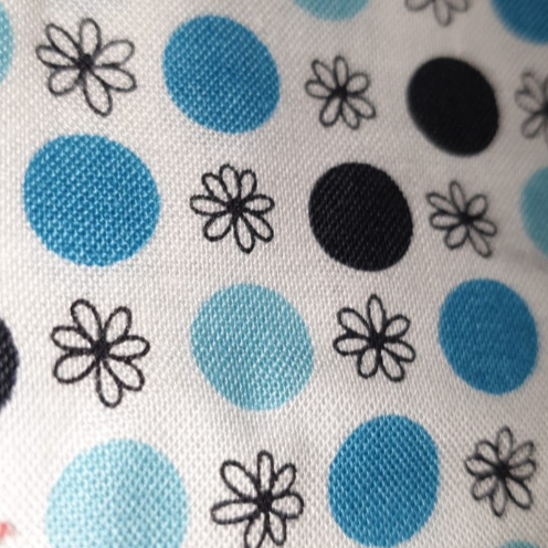 Denyse Schmidt - Flea Market Fancy - Flower & Dot - Turquoise PWDS021