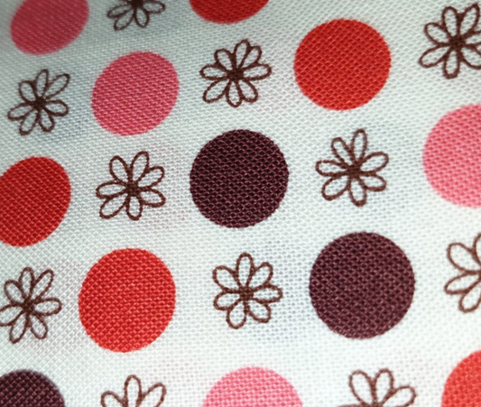 Denyse Schmidt - Flea Market Fancy - Flower & Dot - Red PWDS021