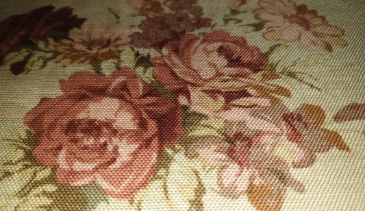 Yuwa Remember Quilts collection by Junko Miyazaki TEASTAIN roses linen