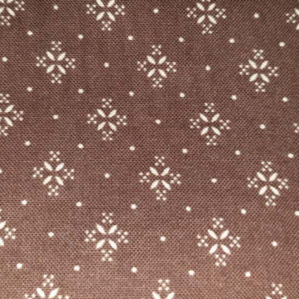 Faye Burgos Olde Cedar Chest brown cross print