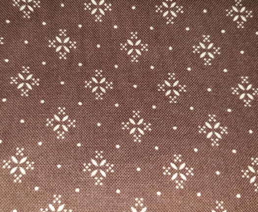 Faye Burgos Olde Cedar Chest brown cross print