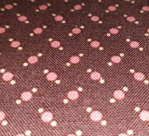 Faye Burgos Olde Cedar Chest brown pink dot