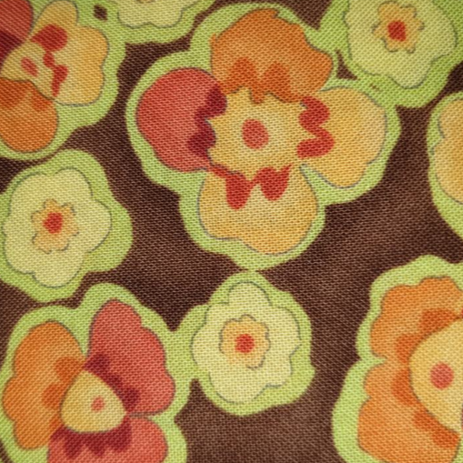 Moda - Chez Moi Curry Pansies 15603-18