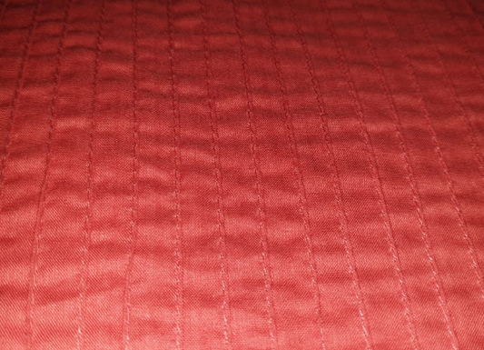 Moda - Sonnet by April Cornel 'tucked' pintuck fabric in dark coral12602-14 (40 wide)"