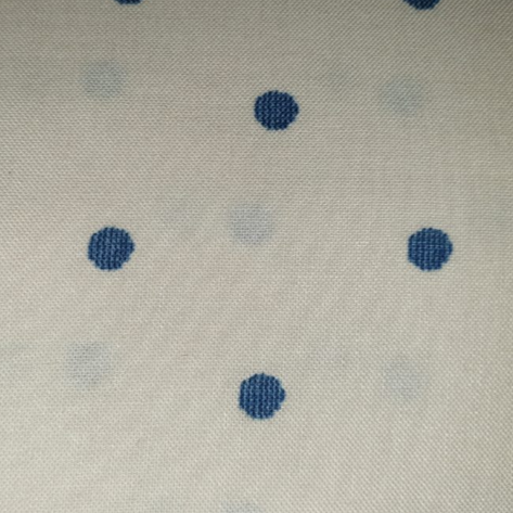 Timeless treasures Cream with darker blue dot SPA-C3842