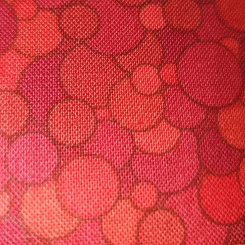 Prism by FunQuilts - bubbles in red Freespirit Fabrics