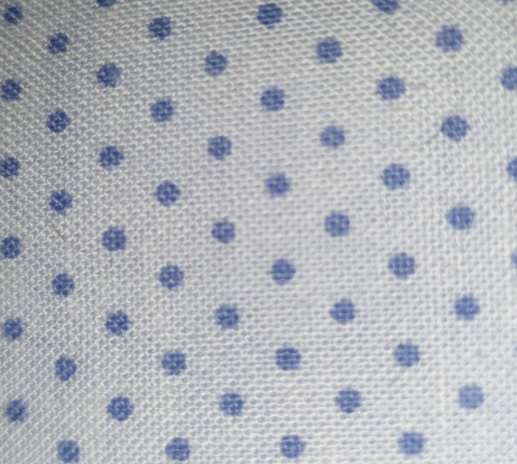 Tiny Treasures - Light blue with Dark Blue Pindot 6770 *