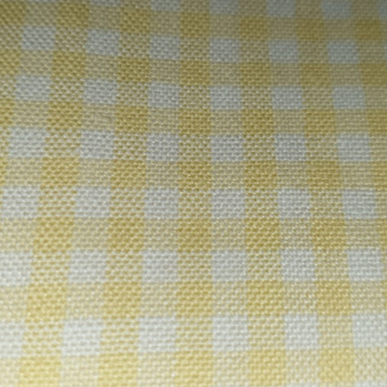 Gingham check - pale lemon