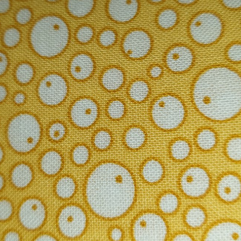 Everything but the kitchen sink yellow bubbles - RJR FABRICS