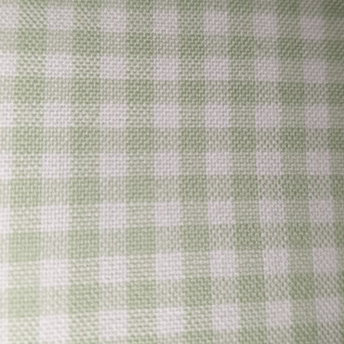Gingham check - pale green (ONLY 1.8METRES LEFT)