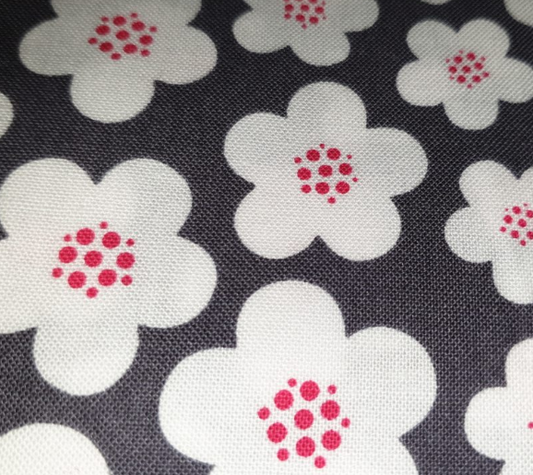 Flora & Fauna Blossoms in Grey by Michael Miller DC-4360