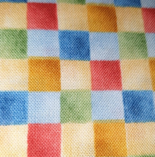 Check - Blue / Red / Gold / Green (Kym Bowles for Marcus Brothers)
