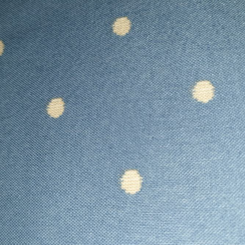 Timeless treasures Blue with cream dot SPA-C3842