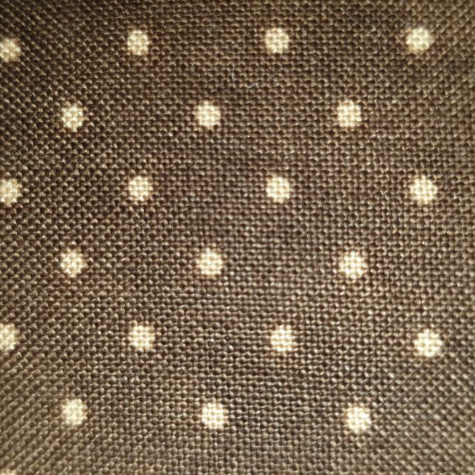 Moda - Essential Dots - Cocoa Brown with Cream Pin Dots 8654 23 *