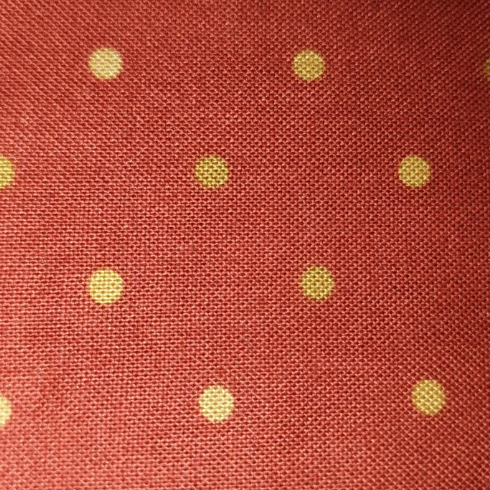 Dots - Renee Nanneman - Daylily Daze - Of Need'l Love - Rust with beige Dot D3199R