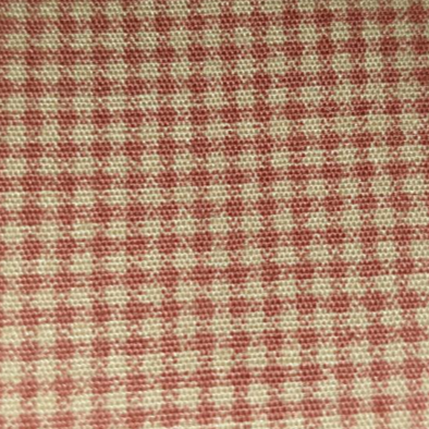 Gingham red cream tiny check by Nutex