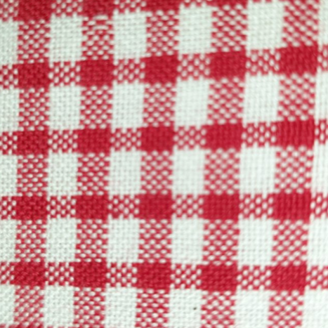 Gingham check - country red
