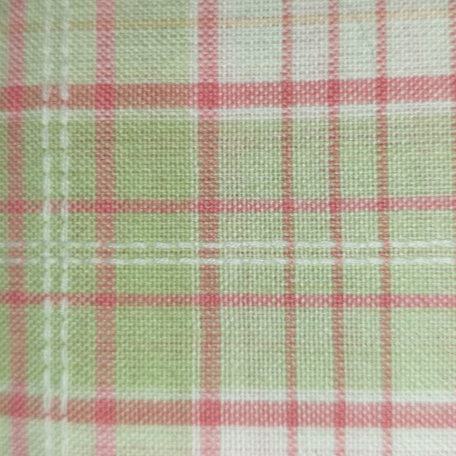 Moda woven check green and red