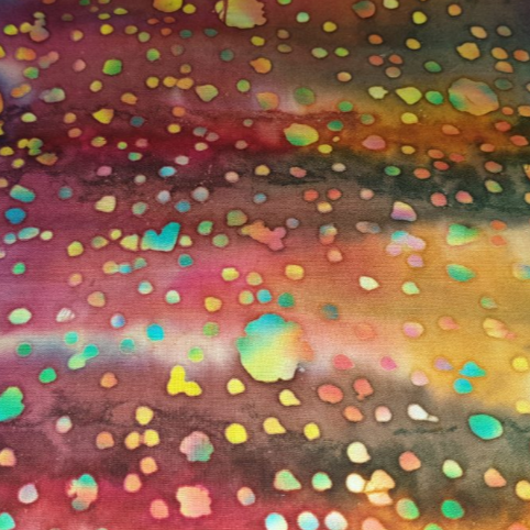 Batik - Nutex - crimson, indigo and Ochre - 20520/102