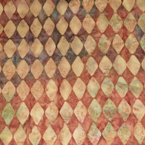 Batik - rusty diamonds