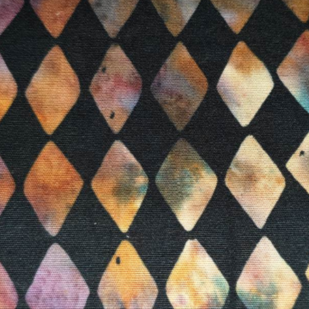 Batik - Black diamonds