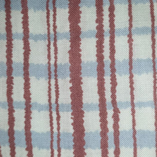 Amy Butler - Gypsy Caravan - Checks - Blue and Brown