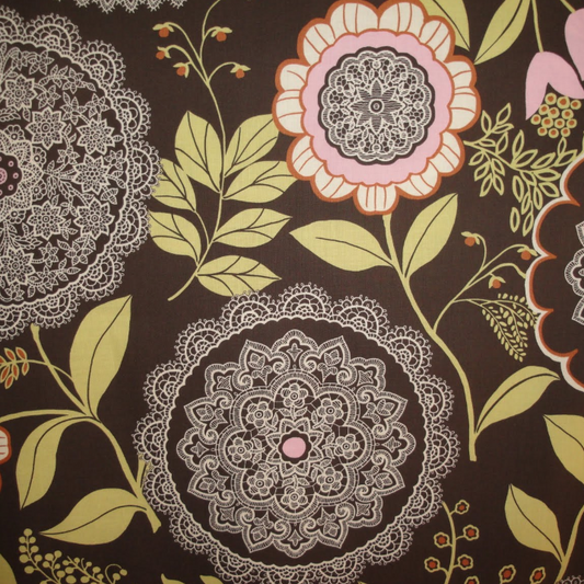 Amy Butler - Lotus - Lacework - Olive AB19 1.8 metres left