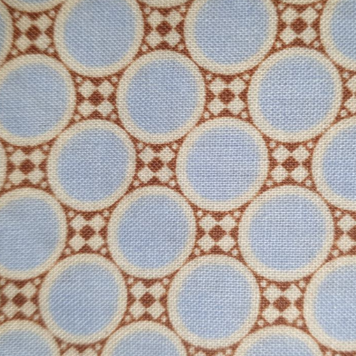 Amy Butler - Gypsy Caravan - Deco Dots - Peri (periwinkle blue)