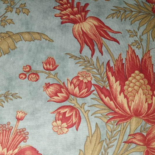 Moda - 3 Sisters - Chocolat - 54037-13 (1.36m wide) Dusty blue floral