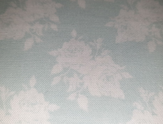 Tilda White Rose Teal - rare and out of print 480021 (1.4 metres wide)