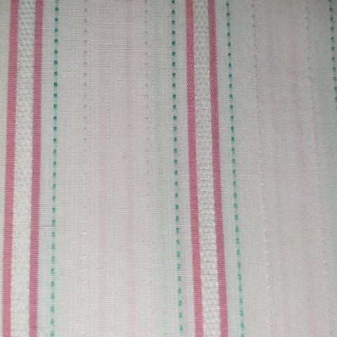 A Day in the Country - PINK STITCHED STRIPE (textured)