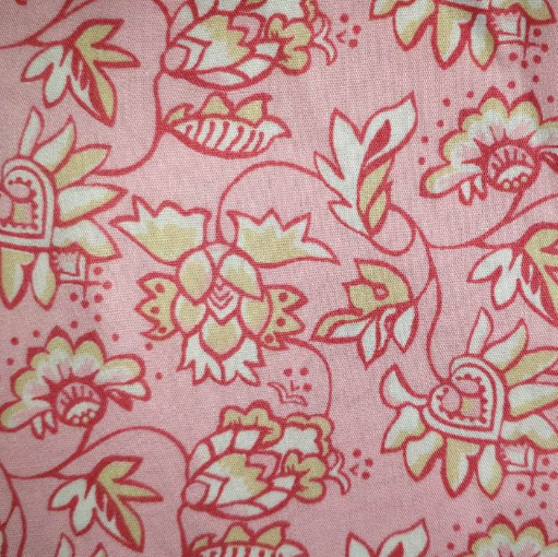A Day in the Country - Red Pink Range - Pink Green floral