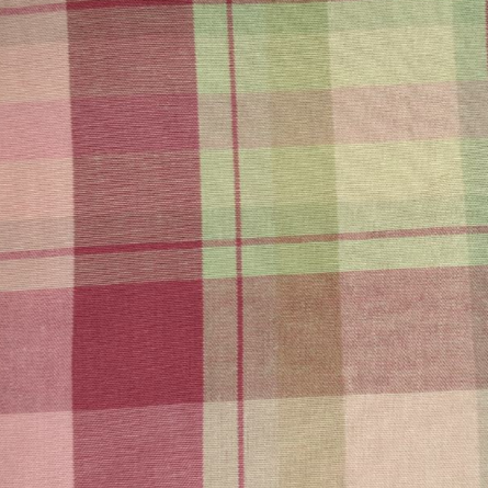 Moda Silky Cotton Plaid Check red/green/pink