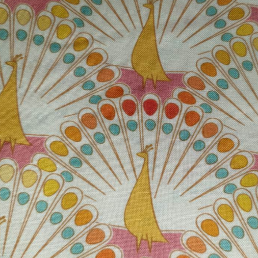 Frippery by Thomas Knauer Peacock allover gold/natural 5814