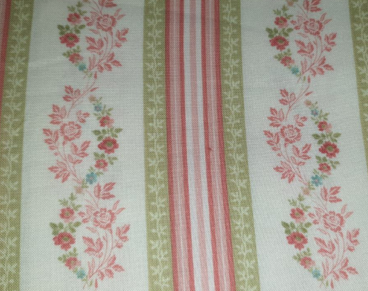 Petite Maison floral stripe 7035 (BUNNY HILL DESIGN)